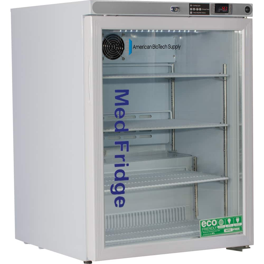 American BioTech Supply - Laboratory Refrigerators and Freezers Type: Pharmacy Refrigerator Volume Capacity: 5.2 Cu. Ft. - Industrial Tool & Supply