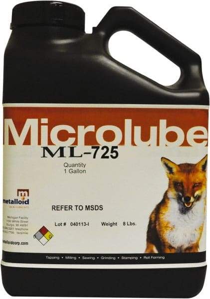 Metalloid - Microlubricant ML-725, 55 Gal Drum Cutting & Sawing Fluid - Straight Oil - Industrial Tool & Supply