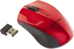 innovera - Red, Black Mouse - Use with Mac OS X, Windows 2000, XP, Vista, 7 - Industrial Tool & Supply