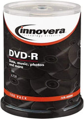 innovera - DVD-R Discs - Use with CD, DVD Drives - Industrial Tool & Supply