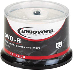 innovera - DVD+R Discs - Use with CD, DVD Drives - Industrial Tool & Supply