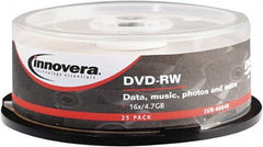 innovera - DVD-RW Discs - Use with CD, DVD Drives - Industrial Tool & Supply