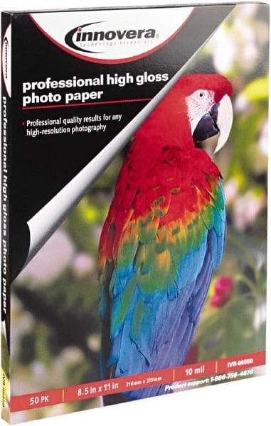 innovera - White Photo Paper - Industrial Tool & Supply