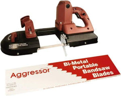 Disston - 3' 8-7/8" Long x 0.02" Thick, 18 Teeth per Inch, Portable Band Saw Blade - Bi-Metal Blade, High Speed Steel Teeth, Toothed Edge - Industrial Tool & Supply