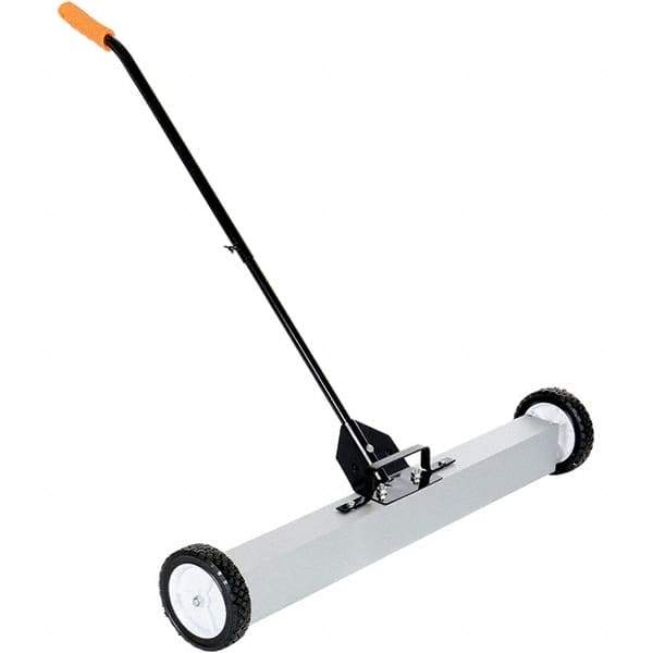 Vestil - 32" Long Magnetic Sweeper with Wheels - Industrial Tool & Supply