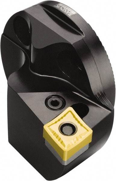 Sandvik Coromant - Right Hand Cut, Size 40, CNMG 432 Insert Compatiblity, Modular Turning & Profiling Cutting Unit Head - 27mm Ctr to Cutting Edge, 32mm Head Length, Through Coolant, Series T-Max P - Industrial Tool & Supply