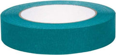 Duck - 15/16" Wide x 60 Yd Long Green Poly-Coated Paper Masking Tape - Series 240572 - Industrial Tool & Supply