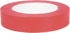 Duck - 15/16" Wide x 60 Yd Long Red Poly-Coated Paper Masking Tape - Series 240571 - Industrial Tool & Supply