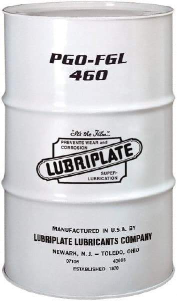 Lubriplate - 55 Gal Drum, Synthetic Gear Oil - 17°F to 443°F, 477 St Viscosity at 40°C, 83 St Viscosity at 100°C, ISO 460 - Industrial Tool & Supply