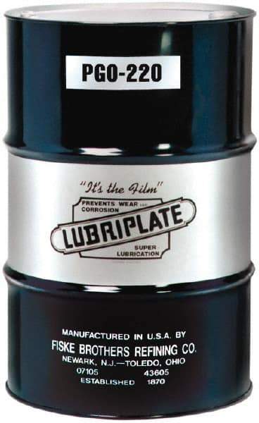 Lubriplate - 55 Gal Drum, Synthetic Gear Oil - 6°F to 436°F, 227 St Viscosity at 40°C, 42 St Viscosity at 100°C, ISO 220 - Industrial Tool & Supply