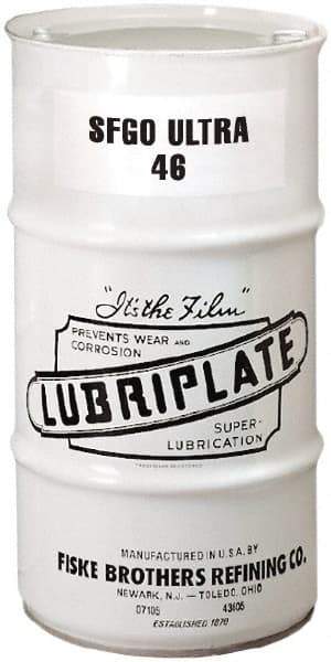 Lubriplate - 16 Gal Drum, ISO 46, SAE 20, Air Compressor Oil - 5°F to 380°, 220 Viscosity (SUS) at 100°F, 52 Viscosity (SUS) at 210°F - Industrial Tool & Supply