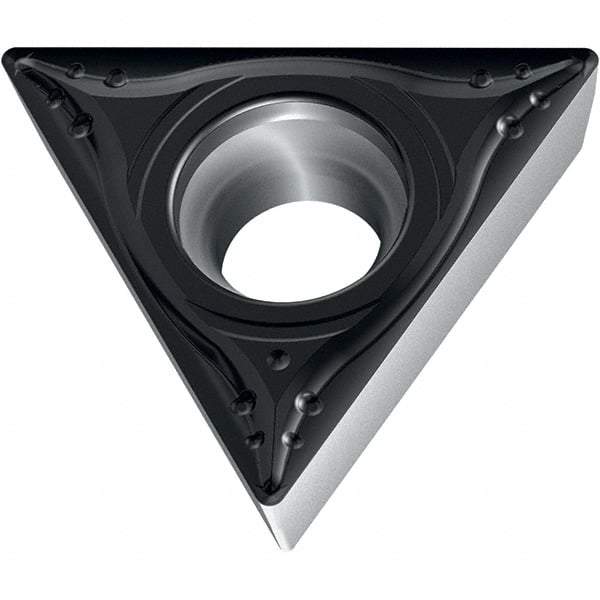 Walter - TCMT32.51 MP4 Grade WPP10S Carbide Turning Insert - 60° Triangle, 3/8" Inscr Circle, 5/32" Thick, 1/64" Corner Radius - Industrial Tool & Supply