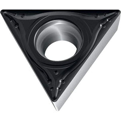 Walter - TCMT32.51 MP4 Grade WPP10S Carbide Turning Insert - 60° Triangle, 3/8" Inscr Circle, 5/32" Thick, 1/64" Corner Radius - Industrial Tool & Supply