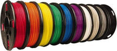 MakerBot - PLA Filament Small Spool - Black, Blue, Cool Gray, Green, Orange, Purple, Red, Warm Gray, White, Yellow, Use with Replicator Mini, Replicator (5th Generation), Replicator Z18, Replicator 2 - Industrial Tool & Supply