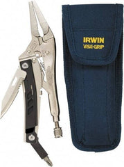 Irwin - Locking Pliers Multi-Tool Set - 6-7/8" OAL - Industrial Tool & Supply