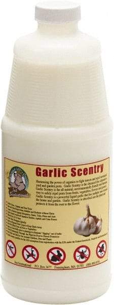Bare Ground Solutions - Garlic Scentry Quart Bottle Ready to Use Premixed to repel unwanted animals - Garlic Scentry harnesses the power of organics to fight insects and repel unwanted yard and garden pests. - Industrial Tool & Supply