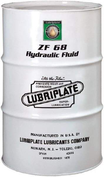 Lubriplate - 55 Gal Drum, Mineral Hydraulic Oil - SAE 20, ISO 68, 69.83 cSt at 40°, 8.2 cSt at 100°C - Industrial Tool & Supply