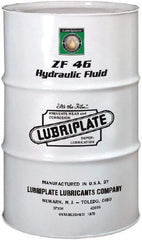 Lubriplate - 55 Gal Drum, Mineral Hydraulic Oil - SAE 20, ISO 46, 46.34 cSt at 40°, 6.4 cSt at 100°C - Industrial Tool & Supply