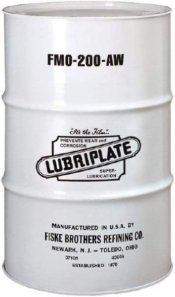 Lubriplate - 55 Gal Drum, Mineral Multipurpose Oil - SAE 10, ISO 46, 46.92 cSt at 40°C, 6.92 cSt at 100°C, Food Grade - Industrial Tool & Supply