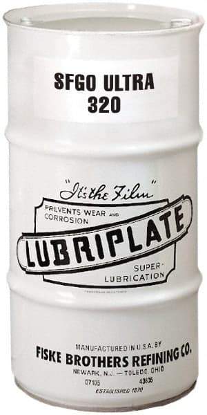 Lubriplate - 16 Gal Drum, Synthetic Gear Oil - 10°F to 420°F, 1557 SUS Viscosity at 100°F, 161 SUS Viscosity at 210°F, ISO 320 - Industrial Tool & Supply