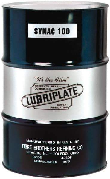 Lubriplate - 55 Gal Drum, ISO 100, SAE 30, Air Compressor Oil - 35°F to 350°, 510 Viscosity (SUS) at 100°F, 60 Viscosity (SUS) at 210°F - Industrial Tool & Supply