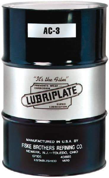 Lubriplate - 55 Gal Drum, ISO 150, SAE 40, Air Compressor Oil - 40°F to 360°, 690 Viscosity (SUS) at 100°F, 75 Viscosity (SUS) at 210°F - Industrial Tool & Supply