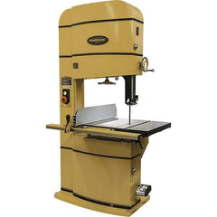 Powermatic - 24" Throat Capacity, Step Pulley Vertical Bandsaw - 2,500/4,800 SFPM, 5 hp, Single Phase - Industrial Tool & Supply