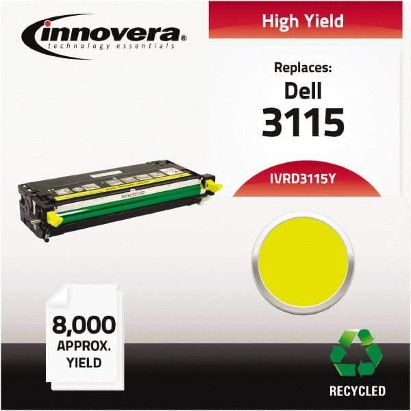 innovera - Yellow Toner Cartridge - Use with Dell 3110CN, 3115CN - Industrial Tool & Supply