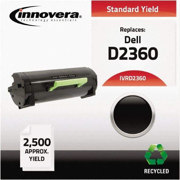 innovera - Black Toner Cartridge - Use with Dell B2360D, B2360DN, B3460DN, B3465DN, B3465DNF - Industrial Tool & Supply