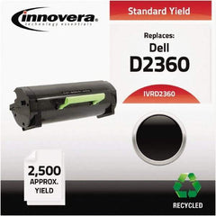 innovera - Black Toner Cartridge - Use with Dell B2360D, B2360DN, B3460DN, B3465DN, B3465DNF - Industrial Tool & Supply