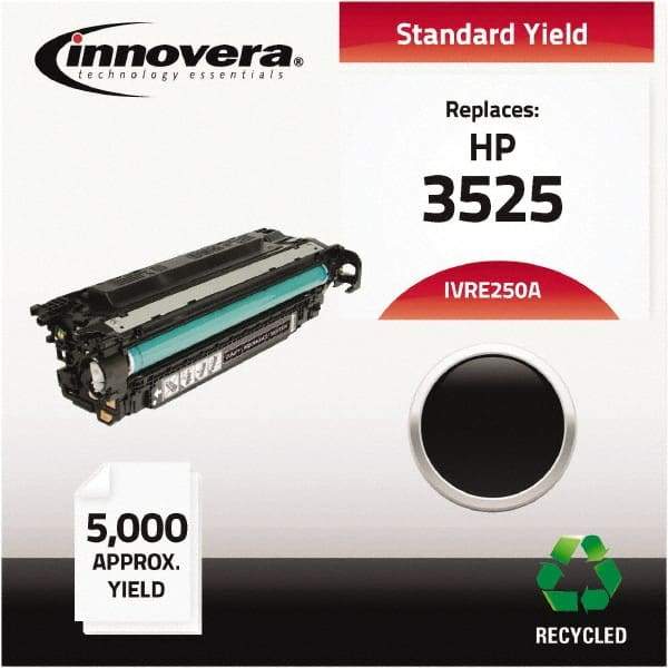 innovera - Black Toner Cartridge - Use with HP Color LaserJet CM3530 MFP, CM3530FS MFP, CP3525DN, CP3525N, CP3525X - Industrial Tool & Supply