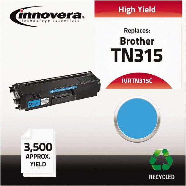 innovera - Cyan Toner Cartridge - Use with Brother HL-4150CDN, HL-4170CDW, HL-4570CDW, HL-4570CDWT, MFC-9460CDN, MFC-9560CDW, MFC-9970CDW - Industrial Tool & Supply