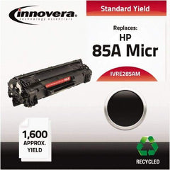 innovera - Black MICR Toner - Use with HP LaserJet Pro M1130, M1132MFP, M1134MFP, M1136MFP, M1137, M1138, M1139, M1210, M1212NF, HP Laser Jet Pro M1212F, M1213NF, M1214NFH, M1216NFH, M1217NFW, M1219NF, P1100, P1102, P1102W - Industrial Tool & Supply