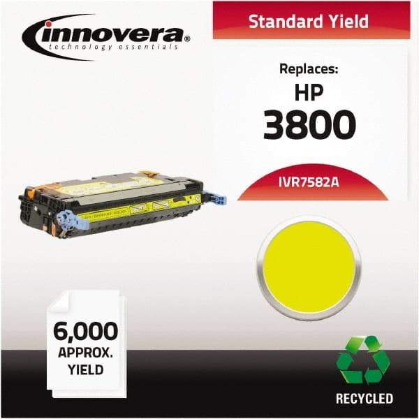 innovera - Yellow Toner Cartridge - Use with HP Color LaserJet 3800, CP3505 - Industrial Tool & Supply