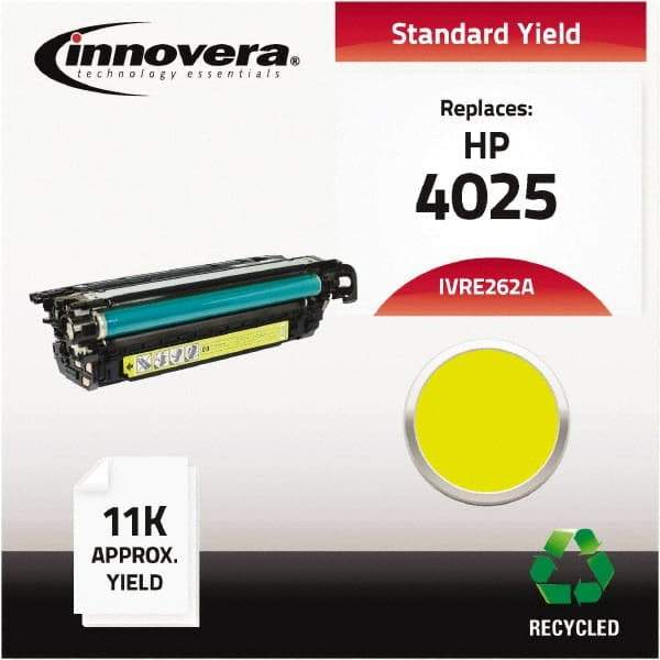 innovera - Yellow Toner Cartridge - Use with HP Color LaserJet Enterprise CP4025DN, CP4025N, CP4520, CP4525, CP4525DN, CP4525N, CP4525XH - Industrial Tool & Supply