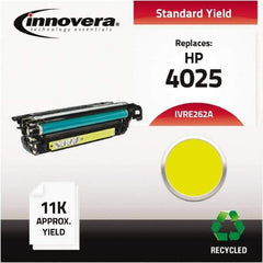 innovera - Yellow Toner Cartridge - Use with HP Color LaserJet Enterprise CP4025DN, CP4025N, CP4520, CP4525, CP4525DN, CP4525N, CP4525XH - Industrial Tool & Supply