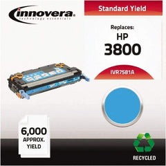 innovera - Cyan Toner Cartridge - Use with HP Color LaserJet 3800, CP3505 - Industrial Tool & Supply