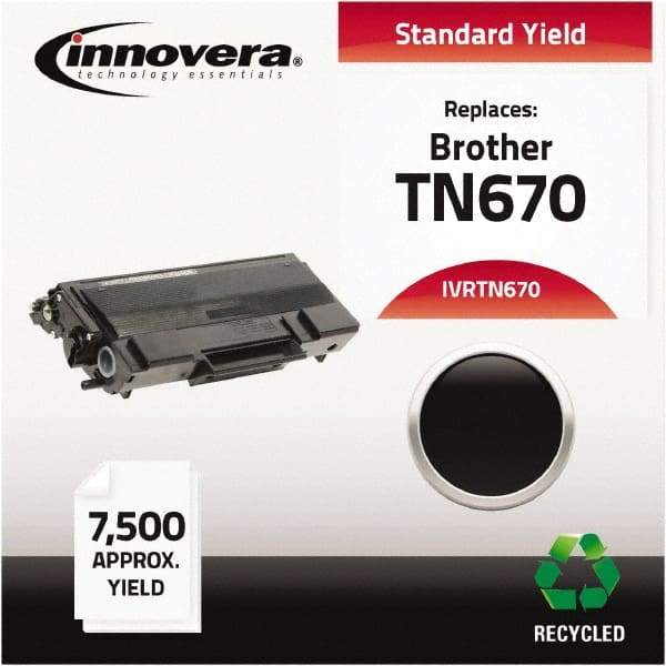 innovera - Black Toner Cartridge - Use with Brother HL-6050D, 6050DN, 6050DW - Industrial Tool & Supply