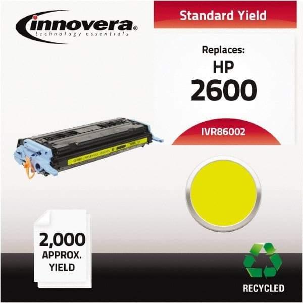 innovera - Yellow Toner Cartridge - Use with HP Color LaserJet 1600, 2600, CM1015 MFP, CM1017 MFP - Industrial Tool & Supply