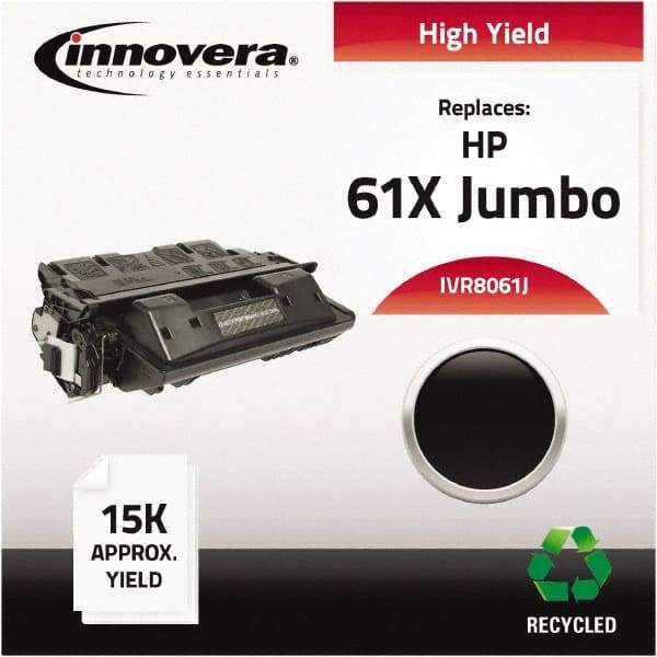 innovera - Black Toner Cartridge - Use with HP LaserJet 4100, n, dtn, t, tn, mfp, 4101mfp - Industrial Tool & Supply