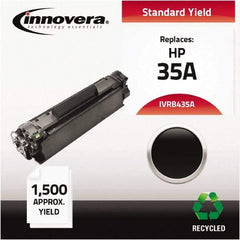 innovera - Black Toner Cartridge - Use with HP LaserJet P1002, P1003, P1004, P1005, P1006 - Industrial Tool & Supply
