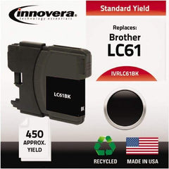 innovera - Black Inkjet Printer Cartridge - Use with Brother DCP-165C, 385C, 585CW, MFC-290C, 490CW, 5490CW, 6490CW, 790CW, 990CW - Industrial Tool & Supply