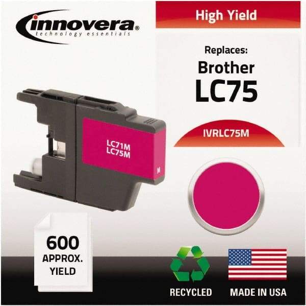 innovera - Magenta Inkjet Printer Cartridge - Use with Brother MFC-J6510DW, MFC-J6710DW, MFC-J6910DW, MFC-J825DW, MFC-J835DW - Industrial Tool & Supply