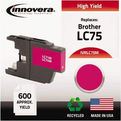 innovera - Magenta Inkjet Printer Cartridge - Use with Brother MFC-J6510DW, MFC-J6710DW, MFC-J6910DW, MFC-J825DW, MFC-J835DW - Industrial Tool & Supply