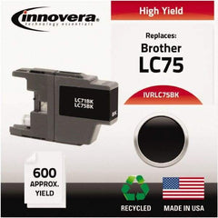 innovera - Black Inkjet Printer Cartridge - Use with Brother MFC-J6510DW, MFC-J6710DW, MFC-J6910DW, MFC-J825DW, MFC-J835DW - Industrial Tool & Supply