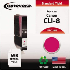 innovera - Magenta Inkjet Printer Cartridge - Use with Canon PIXMA iP3300, iP3500, iP4200, iP4300, iP4500, iP5200, MP500, MP510, MP520, MP530, MP600, MP610, MP800, MP810, MP830, MP950, MP960, MP970, MX700, MX850 - Industrial Tool & Supply