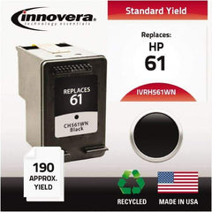 innovera - Black Inkjet Printer Cartridge - Use with HP Deskjet 1000, 1050, 1055, 2050, 3000, 3050, 3050A, 3052A, 3054A - Industrial Tool & Supply