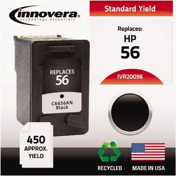 innovera - Black Ink Cartridge - Use with HP Deskjet 450, 5150, 5550, 5650, 5850, 9650, 9670, 9680, Digital Copier Printer 410, Officejet 6110 - Industrial Tool & Supply