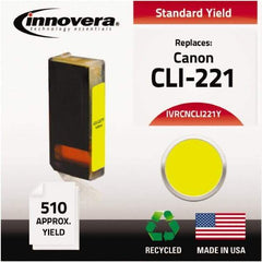 innovera - Yellow Inkjet Printer Cartridge - Use with Canon PIXMA iP3600, iP4600, iP4700, MP560, MP620, MP640, MP980, MP990, MX860, MX870 - Industrial Tool & Supply