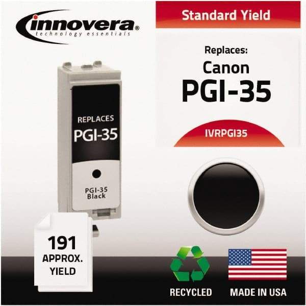 innovera - Black Inkjet Printer Cartridge - Use with Canon PIXMA iP100 - Industrial Tool & Supply